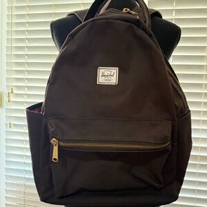 Herschel Supply Company Black Backpack Durable Polyester